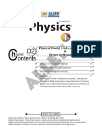 Physical World Unit Dimensions Error