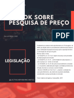 E-Book Sobre Pesquisa de Preço