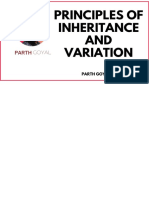 Principles of Inheritance AND Variation: Parth Goyal App