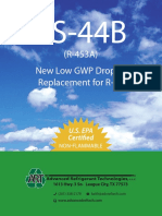 (R-453A) New Low GWP Drop-In Replacement For R-22: U.S. Epa Certified