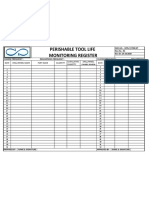 F-PROD-07 Tool Life Monitoriing Sheet