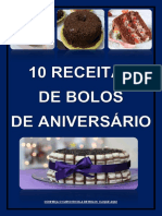 10 Receitas de Bolos de Aniversário PDF