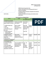 Project Work Plan and Budget Matrix