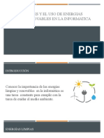 Los Materiales y El Uso de Energias Limpias