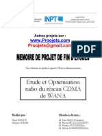 Etude Et Optimisation Radio Du Réseau CDMA de WANA