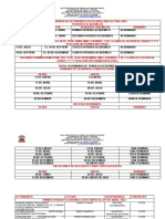 Calendario de Actividades Escolares Año Lectivo 2022