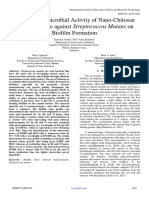 In-Vitro Antimicrobial Activity of Nano-Chitosan Hydroxyapatite Against Streptococcus Mutans On Biofilm Formation