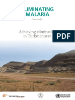 Eliminating Malaria: Achieving Elimination in Turkmenistan