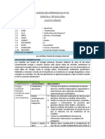 Unidad de Aprendizaje #04 Ciencia