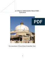 A Brief Biography of Hazrat Abdul Quadeer Hasrat Sahib Hyderabad