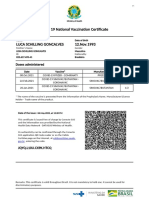 Certificado Nacional de Covid-19