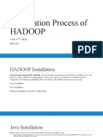 Installation Process of HADOOP