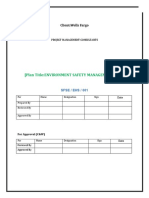 Environment Safety Management Plan