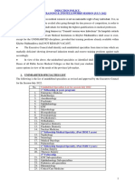 Induction Policy, For Fcps-Ii Training & 2Nd Fellowship Session July 2022