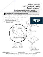 Atril Director - Wenger - Flex Conductors Stand-Basket Acc - Assembly - 236C128