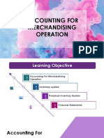 Chapter 4 - Accounting For Merchandising (Slide Notes)