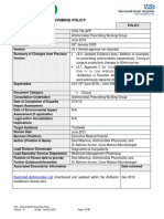 Antimicrobial Prescribing Policy