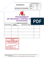 So-P-02 Procedimiento de Vigilancia y Control de Salud Ocupacional