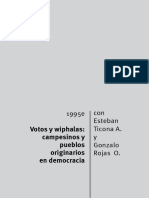 Votos y Wiphalas Campesinos y Pueblos Originarios en Democracia