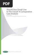 Forrester Cloud Email Cost Analysis