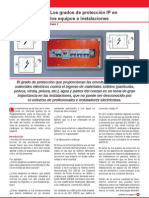 Los Grados de Protección IP en Los Equipos e Instalaciones I