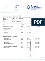 Test Complete Blood Count: Page 1 of 2