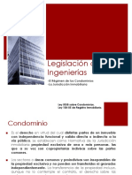 Régimen de Condominios y Composición Jurisdicción Inmobiliaria