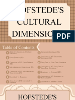 Cultural Dimensions & Ethnocentrism