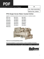 PFS Single Screw Water Cooled Chiller: Service Manual