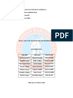 Lista de Necesidades de Información