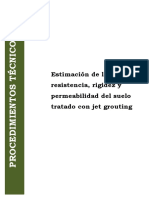 Estimación de La Resistencia, Rigidez y Permeabilidad Del Suelo Tratado Con Jet Grouting