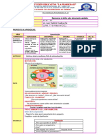 SESIÓN DE APRENDIZAJE #20 4B - Exponemos El Afiche Sobre Alimentación Saludable.