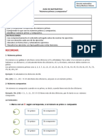 Guía Matemática 5° - 6° Semana 1