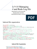 Week 9-10 Managing Control and Redo Log File