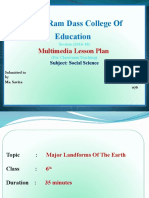 Multimedia Lesson Plan (Social Science) - 1