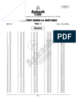 FTS (Code-A) Solution Aakash