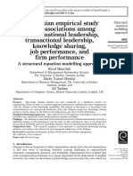 A Jordanian Empirical Study of The Association Among TL...