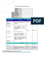 Formato Guion Radio Word