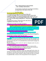 Law On Sales Summary Chapter 4