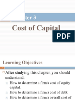 Chapter 3 Cost of Capital