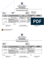 Department of Education: Performance Monitoring and Coaching