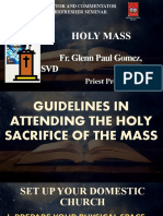 Holy Mass: Fr. Glenn Paul Gomez, SVD