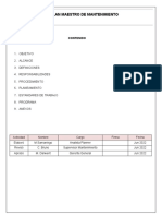 Plan Maestro de Mantenimiento Rev 01.06.2022