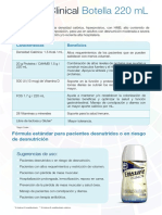 CLADUL19-7000 Tarjetón Ensure Clinical RPB