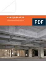 CEM II/A-LL 42,5 R: Portland Cement With Limestone With High Initial Strength