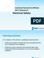 IGC 2 - Element 5 - Electrical Safety