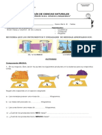 Guia de Ciencias - Medir La Materia