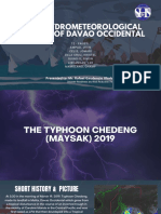 Paa3: Hydrometeorological Disaster of Davao Occidental: Presented To: Mr. Rafael Gaudencio Ubaldo