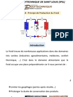 Chapitre 2 Production Froid