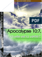 Apocalypse Chapitre Dix Verset Sept Qeulle Est La Verite